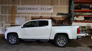 INSTALLING SIDE STEPS ON 2022 CHEVROLET COLORADO [upl. by Breanne]