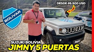 SUZUKI JIMNY 5 PUERTAS ¿Es realmente más espaciosa Lanzamiento polera BOLIVAR│Motores Bolivianos [upl. by Ennayllek]