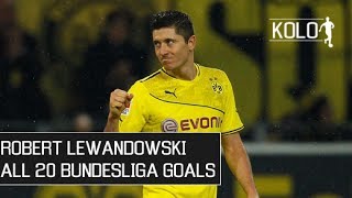 Robert Lewandowski ● All 20 Bundesliga Goals ● 201314 HD [upl. by Lindbom]