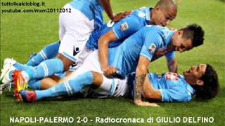 NAPOLIPALERMO 20  Radiocronaca di Giulio Delfino 152012 da Radiouno RAI [upl. by Broek705]