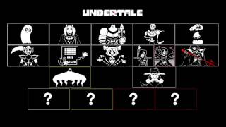 Undertale  All Boss Themes [upl. by Gaultiero263]