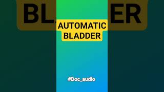 AUTOMATIC BLADDER [upl. by Naves]