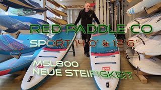 Red Paddle co Sport 140 amp 126 MSL800 [upl. by Lian]