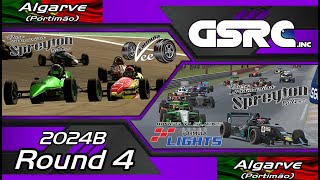 GSRCinc Thursday Night Motorsport 2024B Rd4  Formula Vee  WnS Super Formula Light [upl. by Aham]