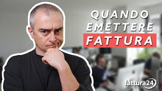 Quando Emettere La Fattura Elettronica [upl. by Cyndi623]