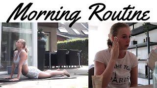 MIJN MORNING ROUTINE  YOGA amp SKINCARE Nederlandse vlog [upl. by Neras627]