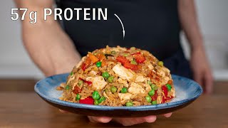 High Protein Fried Rice Made In 20 Minutes [upl. by Travus650]