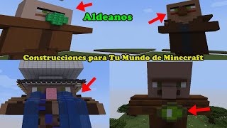 COMO hacer un Aldeano en Minecraft Java y Bedrock  Evento Construcciones [upl. by Nick635]