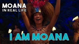 I AM MOANA Song of the Ancestors Official MoanaVaiana Music Video in Real Life by WWL with lyrics [upl. by Tenn]