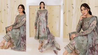 Iznik Luxury Lawn Digital Embroidered Unstitched Suit UE151 [upl. by Cowden]