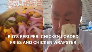 Rios Peri Peri Chicken loaded fries and chicken wrapster [upl. by Damal]