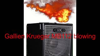 How to fix the Gallien Krueger MB112 amplifier blowing wrong mains AC [upl. by Christen]