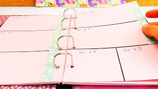 DIY Kalender selber machen TEIL 4  Planer gestalten und Seiten einteilen [upl. by Kablesh]