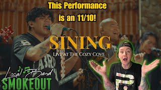 Dionela  Sining ft Jay R  Reaction  LIVE AT THE COZY COVE [upl. by Stefanie]