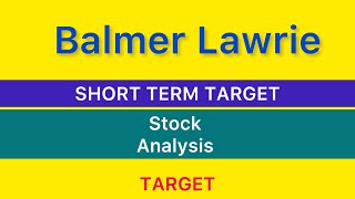 BALMER LAWRIE AND COMPANY SHARE TARGET 🇮🇳 BALMER LAWRIE SHARE NEWS  BALMER ANALYSIS 15092024 [upl. by Ellah189]