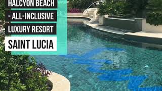 Sandals Halcyon Beach overview [upl. by Attenod42]