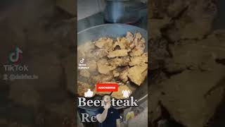 Beefsteak Recipe yummy😋😋😋😋 [upl. by Ahseer]