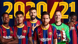 🔥 This is the 202021 OFFICIAL BARÇA SQUAD 🔥 [upl. by Notnel451]