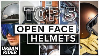 TOP 5 Open Face Helmets 2023 [upl. by Cranford]