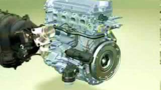 MECANICA AUTOMOTRIZ  FUNCIONAMIENTO DEL MOTOR ANIMACION 3D [upl. by Artinak]