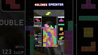 TETRIO SS rank Just a game of Tetris 40Lines Sprinter 443 [upl. by Niwhsa376]