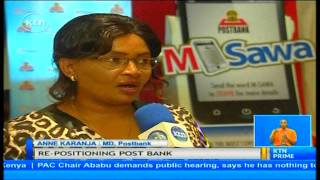 Postbank launches mobile phone based account dubbed msawa [upl. by Nehtanhoj690]