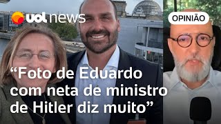 Josias Naturalizar encontro de Eduardo Bolsonaro com neta de ministro de Hitler é um erro [upl. by Ylrehs683]