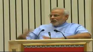 PM Modis speech at the launch of the Pradhan Mantri Jan Dhan Yojana [upl. by Llennej479]