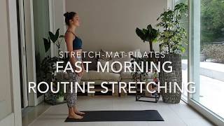 STRETCHMATPILATES 10 minuti di stretching e risveglio muscolare mattutino [upl. by Anorahs964]