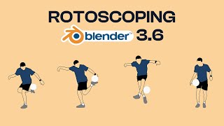 How to make Rotoscope Animations in Blender 36 [upl. by Anoy]