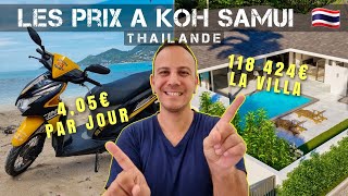 Les prix à Koh Samui en Thaïlande [upl. by Atiroc404]