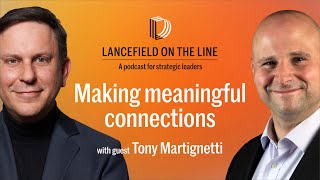 Tony Martignetti Making meaningful connections [upl. by Whitnell377]