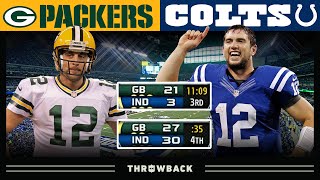 Luck STUNS Rodgers Packers vs Colts 2012 Week 5 [upl. by Atimad400]