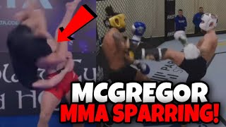 Das ERSTE MMA SPARRING von Conor McGregor nach seiner Verletzung [upl. by Zeidman]