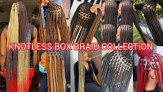 2024 KNOTLESS BRAIDS HAIRSTYLESBOX BRAIDS HAIRSTYLES LATEST KNOTLESS BRAIDS HAIRSTYLES FOR LADIES [upl. by Saimon]