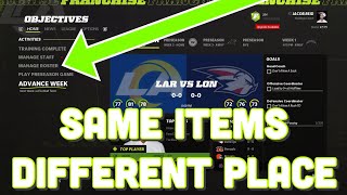 Madden 22 Franchise Layout Basics [upl. by Iclek]