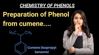 Preparation of Phenol from cumene  preparation of Phenol [upl. by Nebeur204]