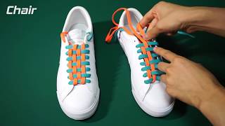 TOP 5 AWESOME SHOELACE STYLES  HOW TO TIE SHOE STRING [upl. by Ravilob]