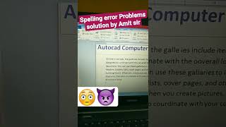 how to fix Spelling and Grammar checker not working in Microsoft word shortvideo viral [upl. by Desi]