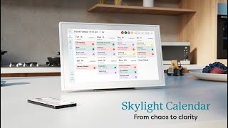 Skylight Calendar  The smart touchscreen calendar amp organizer making family life more manageable [upl. by Hernando69]