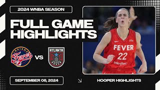 Indiana Fever vs Atlanta Dream Full Game Highlights  Sep 08  2024 WNBA Season [upl. by Nyrak]