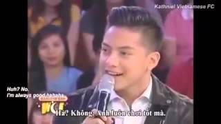 VIETSUB GGV Kathryn is Daniels number one basketball fan [upl. by Alimaj]