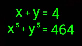 Math Olympiad  A Nice Algebra Problem  How to solve for X and Y in this problem [upl. by Dnalevets801]