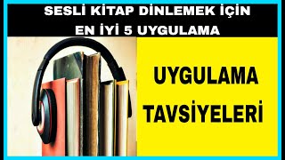 En İyi Sesli Kitap Uygulamaları 5 Program [upl. by Iahk740]