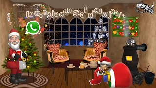 Kerstgroet via WhatsApp 2023 Edition Animated Version [upl. by Neenwahs]