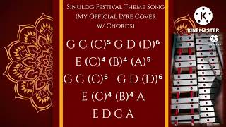 Sinulog Festival Theme Song My Official Lyre Cover with Chords [upl. by Roselani]