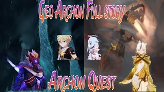 Genshin Impact Quest storyGeo Archon war Full StoryGaming With UBBI [upl. by Vince]