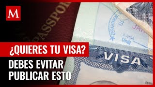 Visa americana ESTO debes EVITAR publicar en redes sociales para NO ser rechazado en el trámite [upl. by Ram]