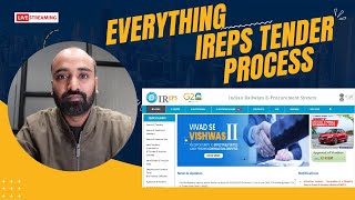 How to do IREPS Tender Process  IREPS Registration process  Indian Railways [upl. by Templas]