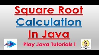 Data Structure in Java  Square root of a number [upl. by Corette128]